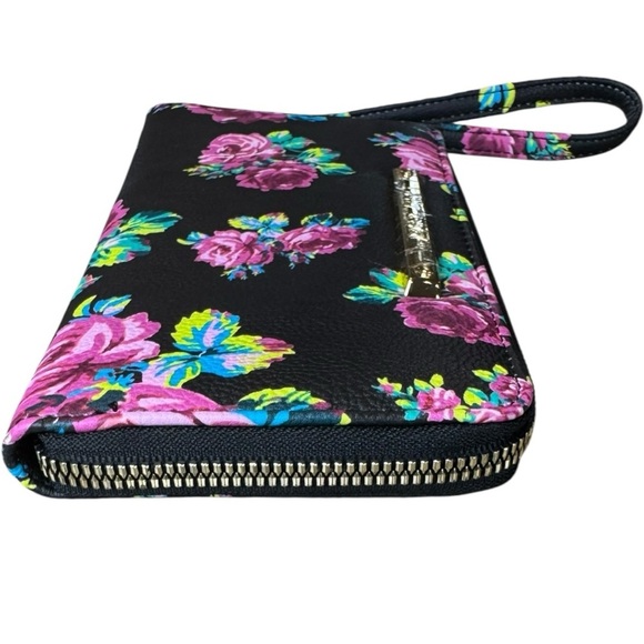 Betsey Johnson Black Floral Wallet - Picture 4 of 12